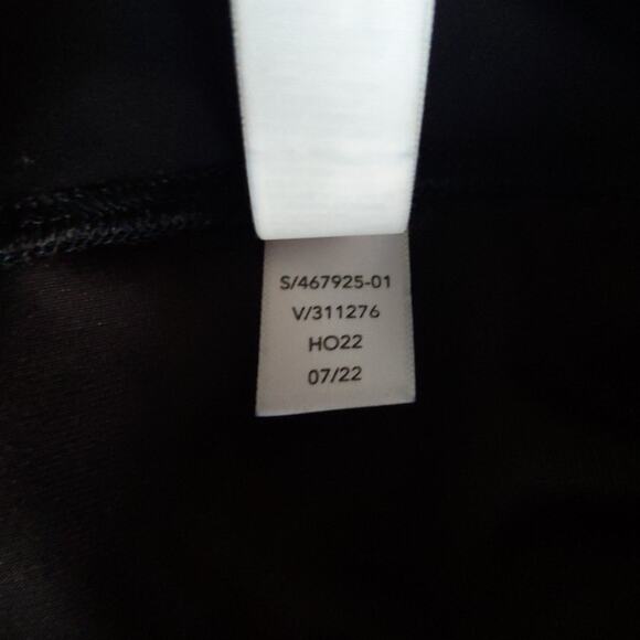 Athleta Elation Velvet Tight Black High Rise Yoga Legging Buttery Soft M - Picture 5 of 8